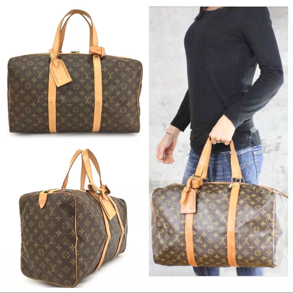 ❤️Louis Vuitton Sac Souple 45 Boston Travel Bag